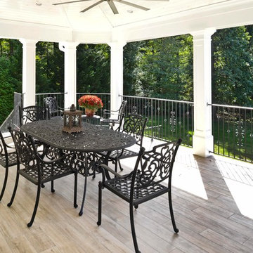 Exterior Remodel Turns Home Backyard into Gorgeous Retreat in Great Falls, Va