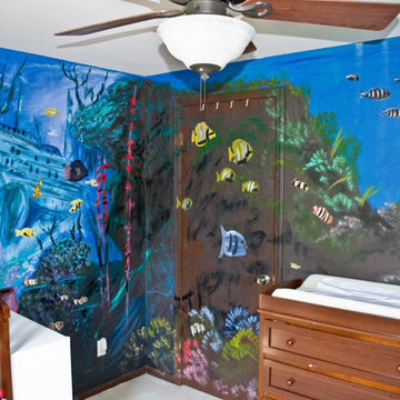 Kid's Room Underwater Mural