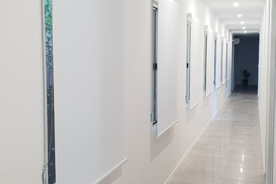 This is an example of a beach style hallway in Cairns.
