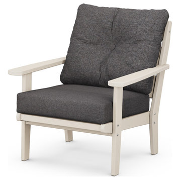 Lakeside Deep Seating Chair, Sand/Ash Charcoal