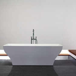 Aqua VOLTA 71'' Free Standing Bathtub w/ C upc Approval - Bathtubs