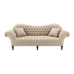 Club Linen Sofa - Sofas