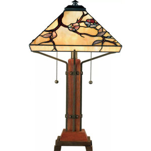 tiffany lotus flower 20.75 table lamp