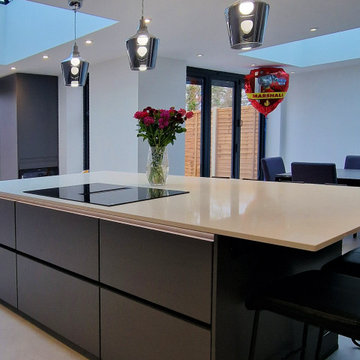 Sophisticated Grey Kitchen in St Albans
