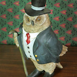 Haberdashery Owl - Decorative Objects And Figurines