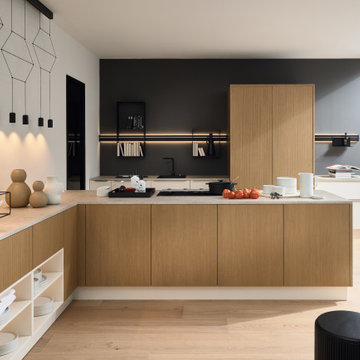 Holzdekor gerillt - Artline Stripe Wood Crema