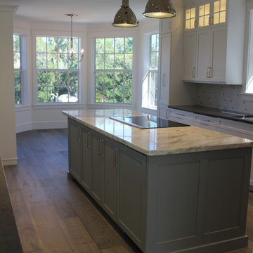 Custom Kitchen Cabinetry and Built-In China Cabinet