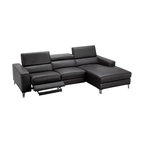 Unique Leather Upholstery Corner L-shape Sofa - Contemporary