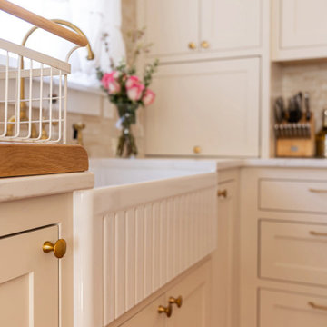 French Country Kitchen Remodel — Plaster Hood, Oak Island & Farmhouse Sink