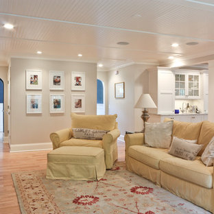 Inspiration for a traditional home cinema in Newark.