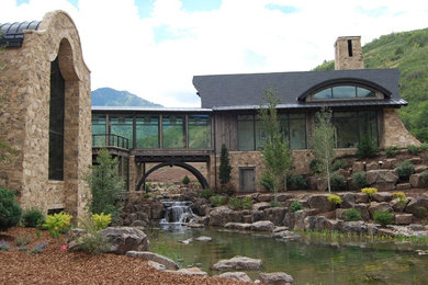 This is an example of a country exterior in Salt Lake City.