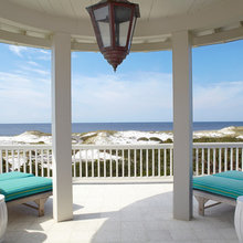 Contemporary Beach Cottage Balcony