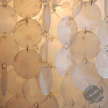 Interior Design Idea with Capiz-Shell Panton Fun Table Lamp