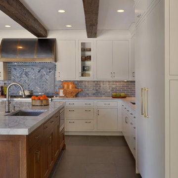 Expansive Transitional Kitchen Overlooking the Hudson