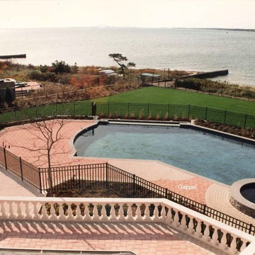 Award Winning Driveway and Backyard East Islip NY Designed by Giuseppe Abbrancat
