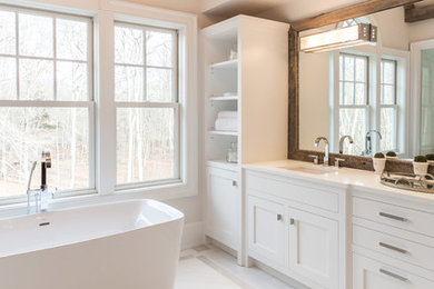 Bathroom - transitional bathroom idea in New York
