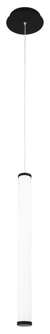Flare 25" LED Linear Pendant 3000K, Black