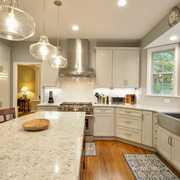 Two-finish Cherry and Maple Kitchen Design Fredericksburg, VA