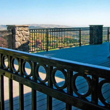 Decking, Posts, and Lighting