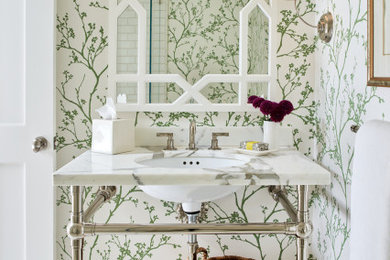 Powder room - traditional powder room idea in San Francisco