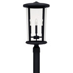 Capital Lighting - Capital Lighting Howell 4 Light Outdoor Post Mount, Black - Part of the Howell Collection