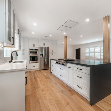 West Hollywood kitchen and living room remodeling project
