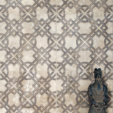 Artisan Stone Tile - Paradigm Pattern on Durango
