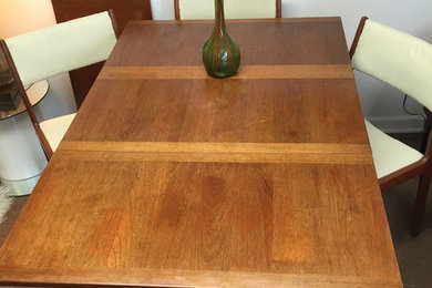 Danish Dining table and chair restore