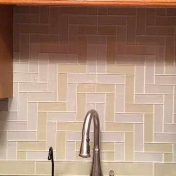 Aztec inspired backsplash!!
