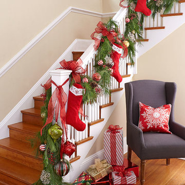 Classic Christmas Stairs