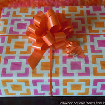 DIY Christmas Decorations & Crafts with Stencils