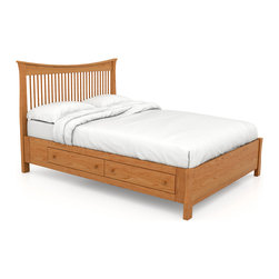 Andrews Spindle Queen Storage Bed - Platform Beds