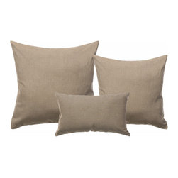 Pawleys Island Hammocks - Pawleys Island Cast Shale Sunbrella Outdoor Throw Pillow - Outdoor Cushions And Pillows