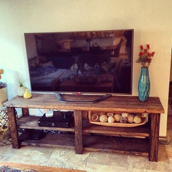 6ft Rustic Barn Style TV Stand / Sofa Table / Entrance Table - Side Tables And End Tables