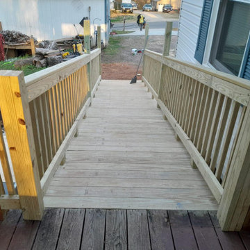 Wood Ramp Install