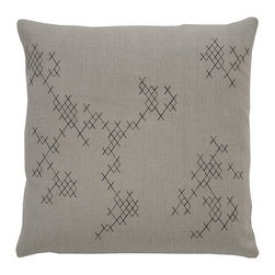 k studio - Exes Pillow, Black - Decorative Pillows