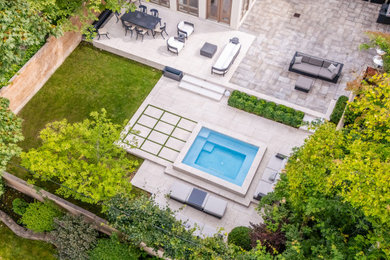 Transitional home design photo in Toronto