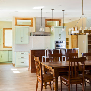Prairie Style Contemporary Kitchen