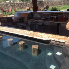 outdoor kitchen