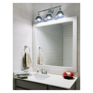 Pendleton Framed Wall Mirror, 20" X 60" - Transitional - Bathroom Mirrors - by FrameMyMirror | Houzz