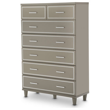 Urban Place 7-Drawer Chest, Dove Gray