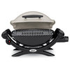 Contemporary Table Grill, Stainless Steel Burner and Porcelain/Cast Iron Grates