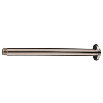 Dawn 13" Shower Arm and Flange, Brushed Nickel