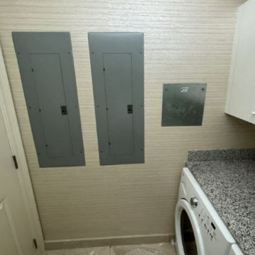 Wallpaper installation Laundry Room in Marysville