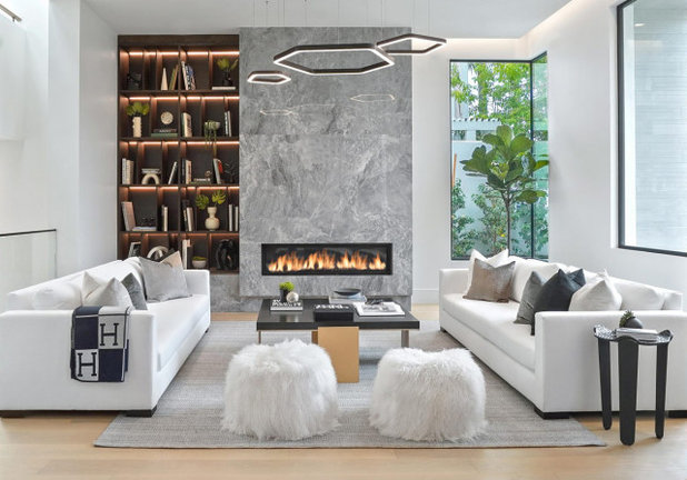 Contemporary Living Room by Lori Dennis Interior Design