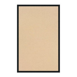 Linon Home Decor - Athena Natural and Black 5 ft. x 8 ft. Area Rug Natural & Black - Rugs