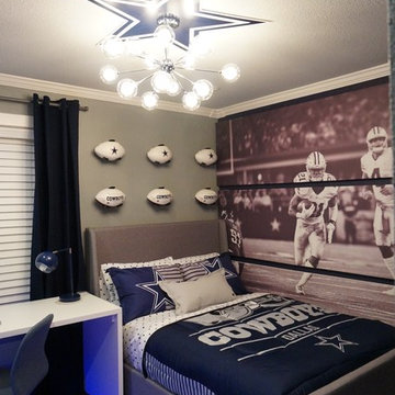 Dallas Cowboys teen bedroom