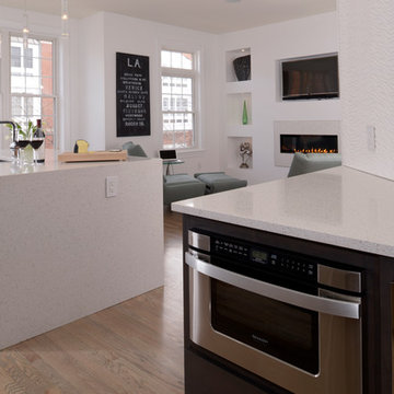 RESTON TOWNHOUSE KITCHEN REMODEL--Contemporary