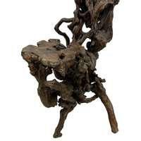 Consigned Mid-Century Chinese Natural Organic Tree Roots Plant Stand ...