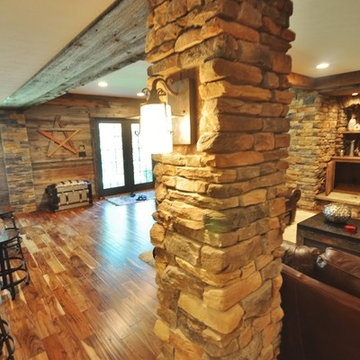 Western themed basement